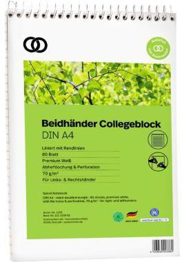 Notizblock Soennecken oeco DIN A4 liniert 80 Bl Soennecken oeco DIN A4 liniert 80 Bl SOENNECKEN