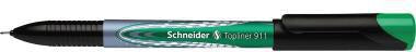 Fineliner Schneider Topliner 911 04mm grün Schneider Topliner 911 04mm grün SCHNEIDER - VPE: 10