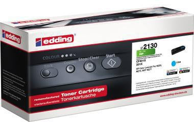 Toner edding kein Originalzubehör Kompatibel mit: HP 201X EDD-2130 ca 2300 Seiten cyan EDDING