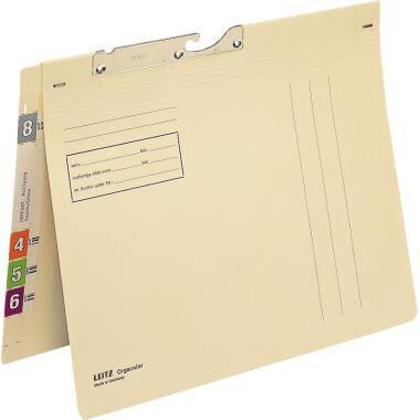 Pendelhefter Leitz Orgacolor® DIN A4 260g/m² kaufmännische Heftung Kraftkarton chamois LEITZ