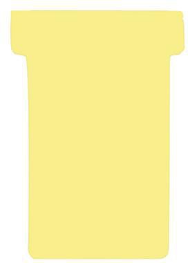 T-Karte FRANKEN 48 x 84 mm (B x H) 170g/m² 100 % Altpapier gelb 100 St/Pack FRANKEN