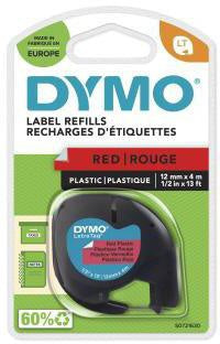 Schriftbandkassette DYMO® LT 12 mm x 4 m (B x L) rot schwarz DYMO® LT 12 mm x 4 m (B x L) rot schwarz DYMO