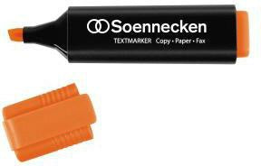 Textmarker Soennecken 2-5mm orange Keilspitze Soennecken 2-5mm orange Keilspitze SOENNECKEN