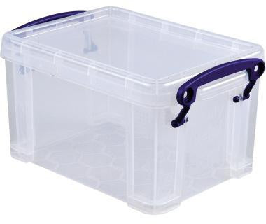 Aufbewahrungsbox Really Useful Box 195 x 11 x 135 cm (B x H x T) 16l Polypropylen transparent REALLY USEFUL BOX
