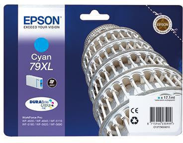 Tintenpatrone Epson Originalzubehör 79XL ca 2000 Seiten cyan 171ml EPSON