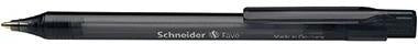 Kugelschreiber Schneider Fave 05mm schwarz dokumentenecht Farbe des Schaftes: schwarz/transparent SCHNEIDER