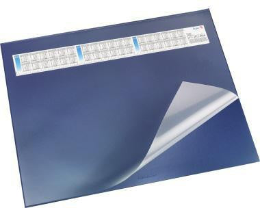 Schreibunterlage Läufür Durella DS 53 x 40 cm (B x H) mit Folienauflage Kunststoff blau LÄUFER