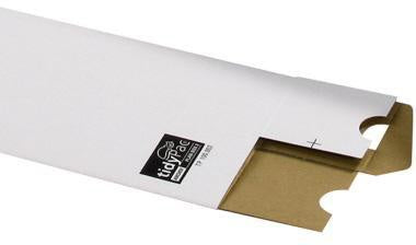 Versandhülse tidyPac® 65 x 65 x 50 cm (B x H x L) mit Steckverschluss Wellkarton weiß TIDYPAC