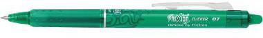 Tintenroller PILOT FriXion Clicker 04mm grün Rundspitze nicht dokumentenecht PILOT