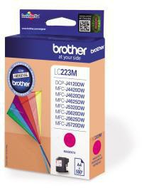 Tintenpatrone Brother Originalzubehör LC-223M ca 550 Seiten magenta 59ml BROTHER