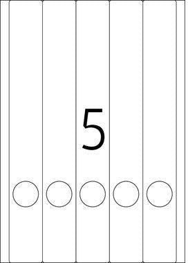 Ordnerrückenetikett HERMA schmal/lang 38 x 297 mm (B x H) selbstklebend mit Griffloch blau 100 Etik/Pack HERMA – Ansicht 6