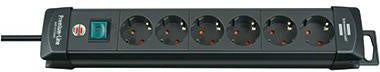 Steckdosenleiste brennenstuhl® Premium-Line 6 Steckdosen 3m schwarz BRENNENSTUHL