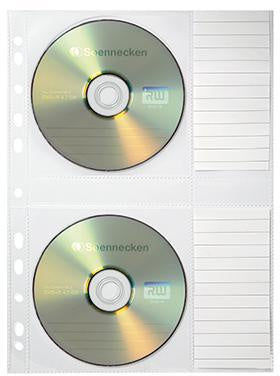 CD/DVD Hülle Soennecken 207 x 261 cm (B x H) Polypropylen transparent 5 St/Pack SOENNECKEN