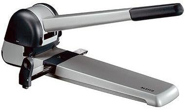 Locher Leitz 8cm 250 Bl (80 g/m²) mit Anschlagschiene silber LEITZ