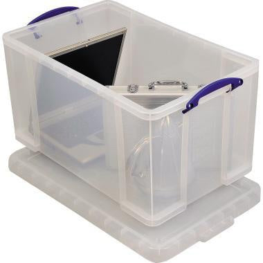 Aufbewahrungsbox Really Useful Box 71 x 38 x 44 cm (B x H x T) 84l Polypropylen transparent REALLY USEFUL BOX