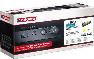 Toner edding kein Originalzubehör Kompatibel mit: Brother TN-326Y EDD-1055 ca 3500 Seiten gelb EDDING