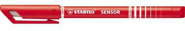 Fineliner STABILO® SENSOR® fine 03mm rot STABILO® SENSOR® fine 03mm rot STABILO