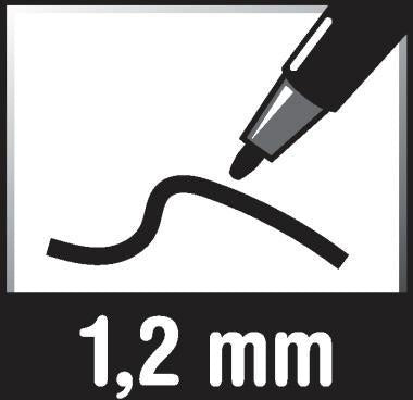 Kugelschreibermine Parker QUINK Parker Kugelschreiber 12mm B schwarz QUINK dokumentenecht PARKER – Ansicht 3