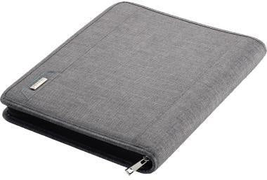 Schreibmappe Alassio® LAZIO 285 x 36 x 5 cm (B x H x T) Polyester grau ALASSIO
