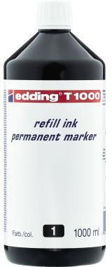 Nachfülltinte Marker edding T1000 Flasche schwarz 1000ml edding T1000 Flasche schwarz 1000ml EDDING