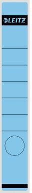 Ordnerrückenetikett Leitz schmal/lang 39 x 285 mm (B x H) selbstklebend mit Griffloch blau 10 Etik/Pack LEITZ