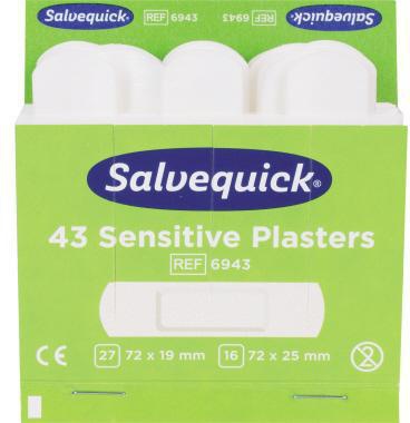 Nachfüllset Pflasterspender Salvequick Sensitive Refill 6943 Salvequick Pflasterspender 490710 27 St 72 x 19 cm 16 St 72 x