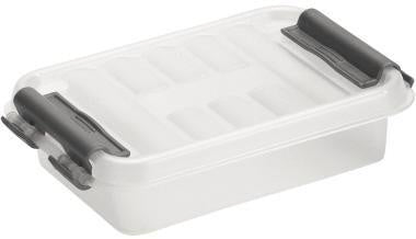 Aufbewahrungsbox Sunware the q-line 118 x 3 x 77 cm (B x H x T) 02l Kunststoff transparent SUNWARE