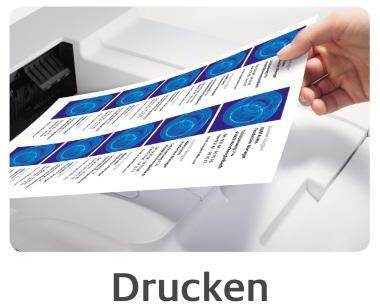 Visitenkarte Avery Zweckform Classic DIN A4 185g/m² weiß 25 Bl/Pack 250 St/Pack AVERY ZWECKFORM – Ansicht 3