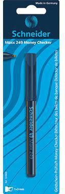 Geldscheinprüfstift Schneider Maxx 249 Money Checker universell 1-3mm SCHNEIDER