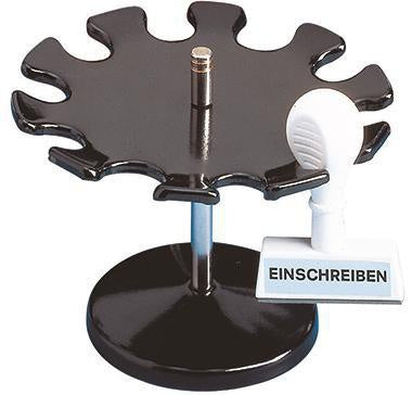 Stempelträger MAUL drehbar Metall schwarz 1 Etage 10 Stempel MAUL