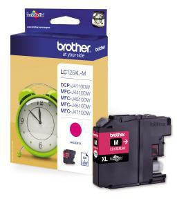Tintenpatrone Brother Originalzubehör LC-125XL-M ca 1200 Seiten magenta BROTHER