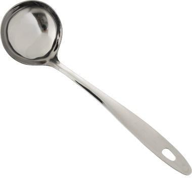 Schöpfkelle axentia Brilliant 45 x 85 x 30 cm (B x H x L) mit Aufhängeöse Edelstahl silber AXENTIA