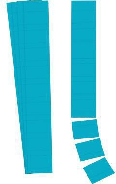 Einsteckkarte Ultradex Planrecord 7 x 32 cm (B x H) 190g/m² blau 90 St/Pack ULTRADEX