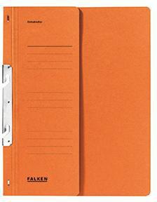 Einhakhefter Falken DIN A4 250g/m² Manilakarton orange FALKEN