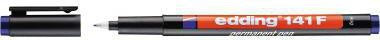 Folienstift edding 141 F 06mm blau nicht dokumentenecht EDDING