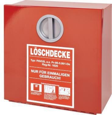 Feuerlöschdeckenkasten SÖHNGEN® Löschdecke 0602054 30 x 30 x 125 cm (B x H x T) Metall rot SÖHNGEN
