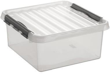 Aufbewahrungsbox Sunware the q-line 40 x 18 x 40 cm (B x H x T) 18l Kunststoff transparent SUNWARE