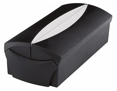 Visitenkartenbox HAN VIP 12 x 8 x 245 cm (B x H x T) 100 x 57 mm (B x H) Polystyrol schwarz/lichtgrau HAN