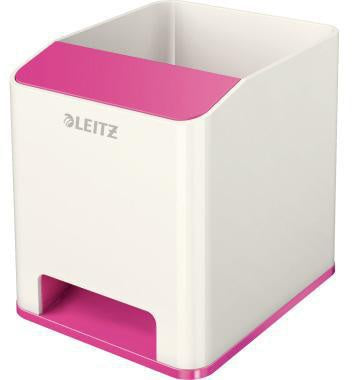 Stifteköcher Leitz WOW Duo Colour 9 x 10 x 101 cm (B x H x T) Polystyrol pink/weiß LEITZ