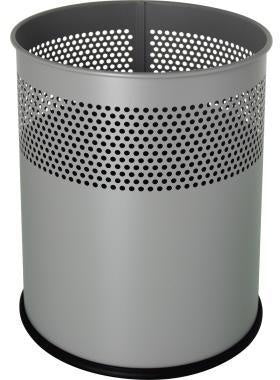 Papierkorb helit the dot 257 x 321 cm (D x H) 15 Metall Farbe: silber 1 Sortierfach HELIT
