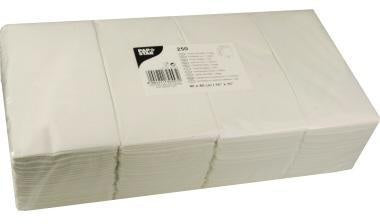 Serviette PAPSTAR 40 x 40 cm (B x L) weiß 250 St/Pack PAPSTAR