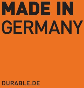 Ordnerregister DURABLE DIN A4 blanko Kunststoff grün 5 Registerblätter DURABLE – Ansicht 3