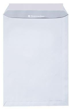 Versandtasche Soennecken DIN C5 162 x 229 mm (B x H) ohne Fenster 90g/m² mit Haftklebung Papier weiß 500 St/Pack SOENNECKEN