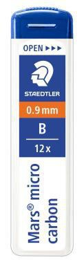 Feinmine STAEDTLER® Mars® micro carbon 250 09mm B schwarz 12 St/Pack STAEDTLER