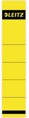 Ordnerrückenetikett Leitz schmal/kurz 39 x 192 mm (B x H) selbstklebend ohne Griffloch gelb 10 Etik/Pack LEITZ