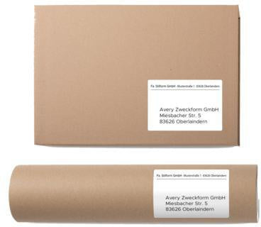 Universaletikett Avery Zweckform ultragrip 105 x 148 mm (B x H) nicht wieder ablösbar Papier weiß 880 Etik/Pack – Ansicht 4