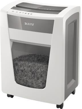 Aktenvernichter Leitz IQ Office Pro P-6 Papier Heftklammern Büroklammern Partikelschnitt 6 Bl (70 g/m²) grau LEITZ