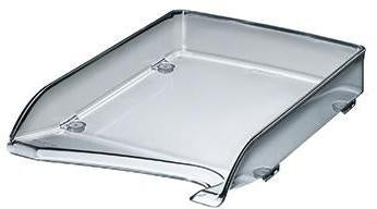 Briefablage Leitz Elegant DIN A4 Überbreite Polystyrol Farbe: grau transparent LEITZ