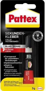 Sekundenkleber Pattex Glas Flüssig Glas 3g Pattex Glas Flüssig Glas 3g PATTEX