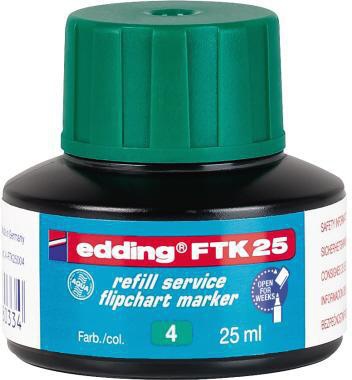 Nachfülltinte Marker edding FTK25 Flasche grün 25ml edding FTK25 Flasche grün 25ml EDDING